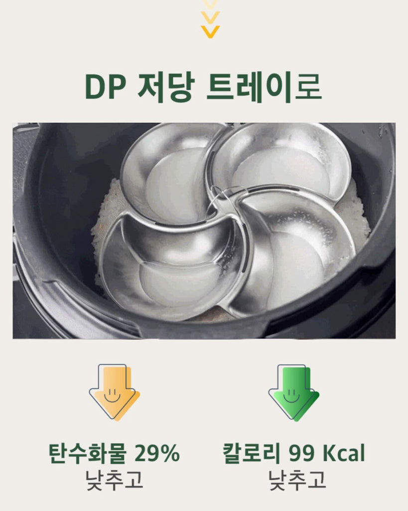 Hidear Lab Diet Plate_ Rice Carb Reducing Tray