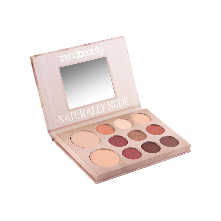 TRENDBEAUTY Naturally Nude Eyeshadow and Highlighter Palette
