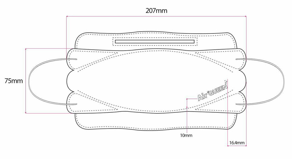 Air Queen Protective Filter Mask_Made in Korea