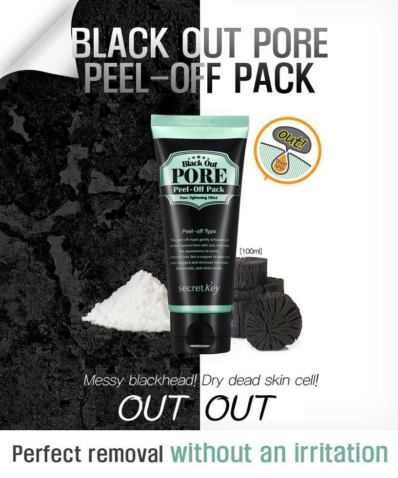 Secret Key Black Out Pore Peel Off Mask - Angie&Ash