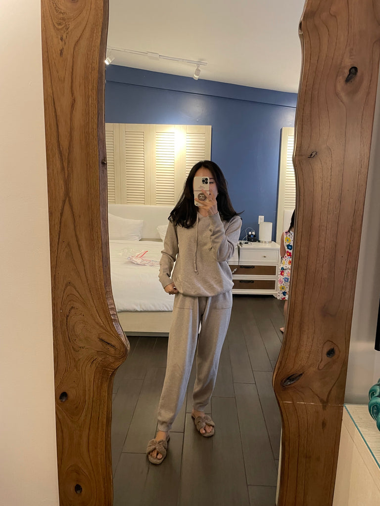 Nappy Soft Knit Jogger Lounge Set_Regular Fit_4 Colors