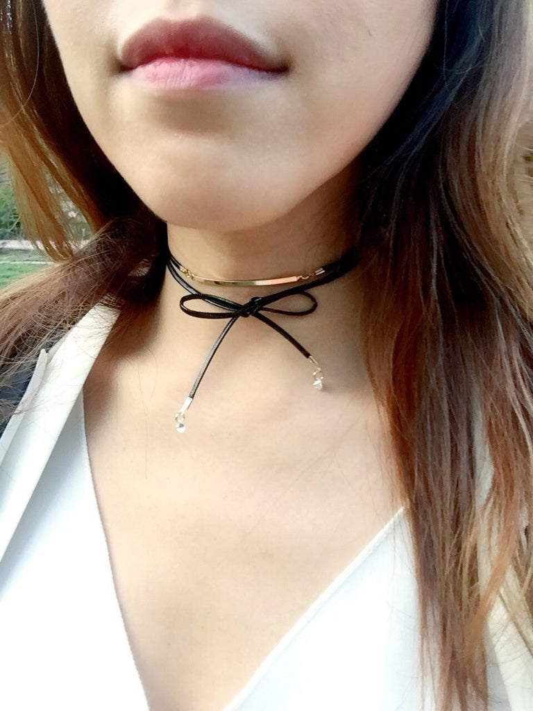 Metal Bar Choker - Angie&Ash