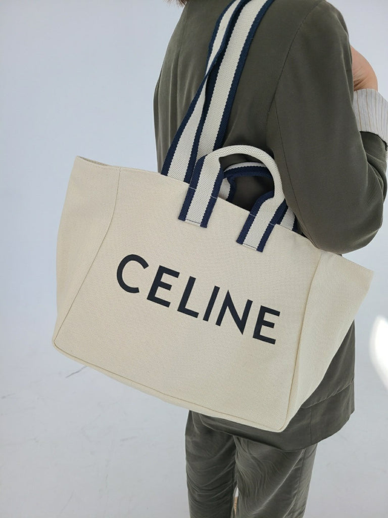 Canvas Book Tote & Shoulder Bag _ 2 Colors