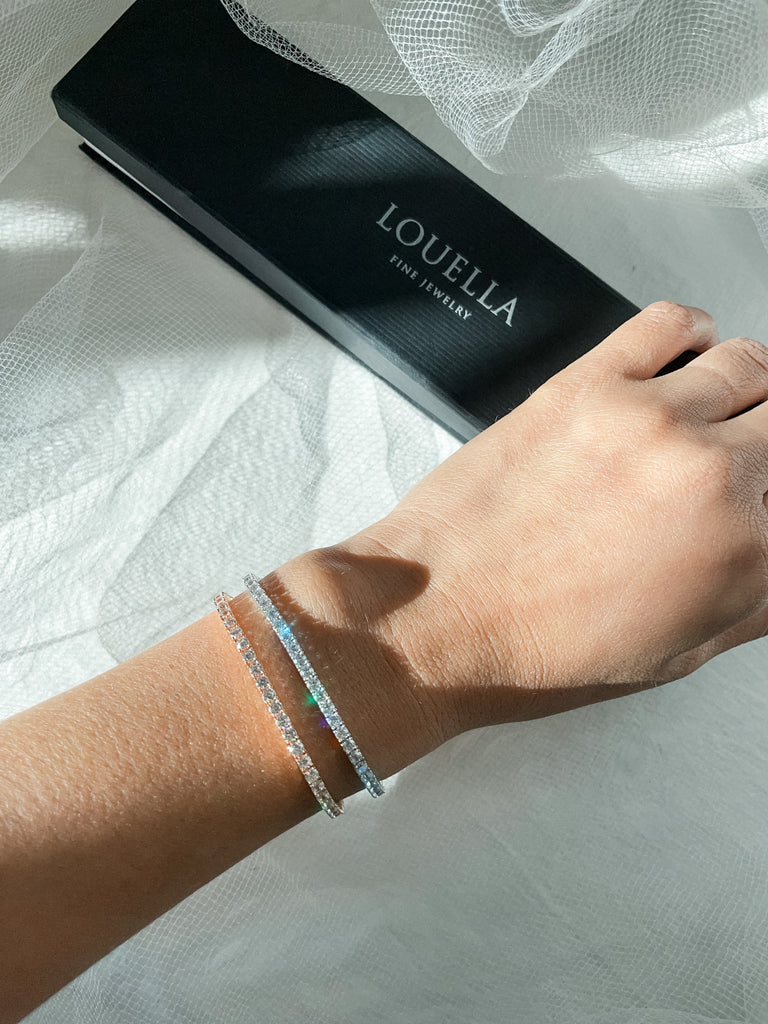 Masion Louella 4 Prongs Tennis Bracelet