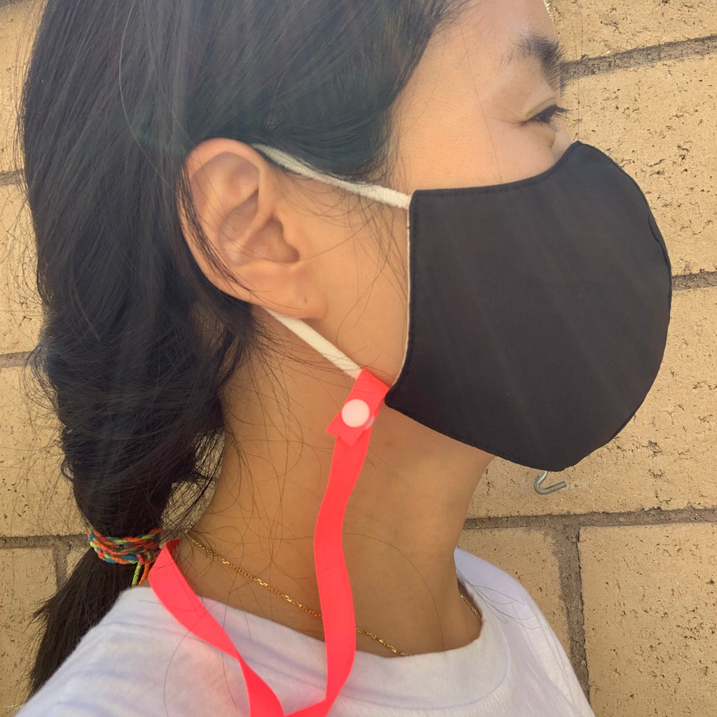 Plain Mask Strap Holder Lanyard