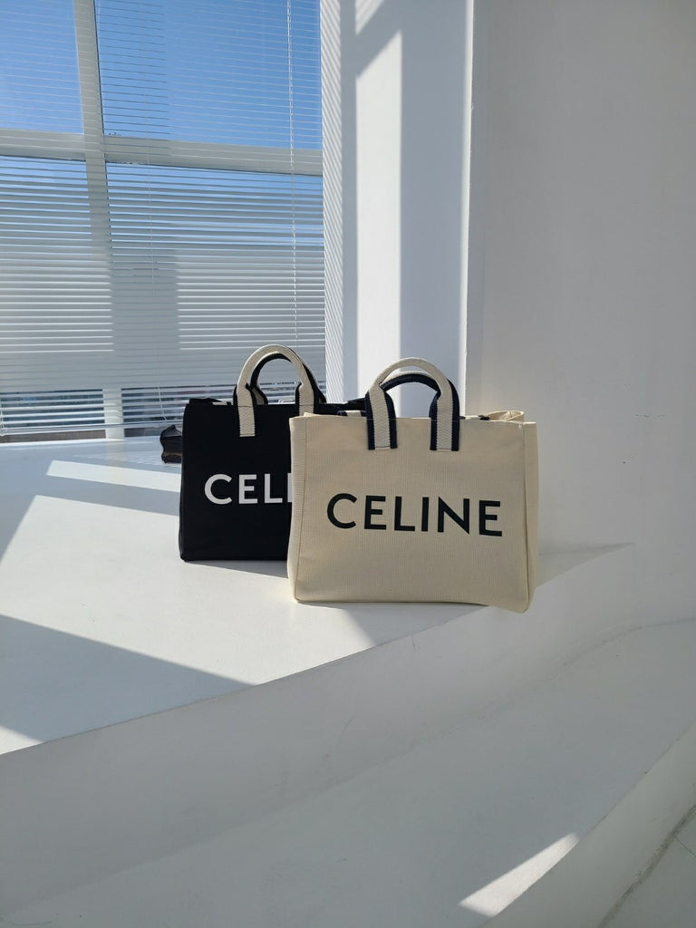 Canvas Book Tote & Shoulder Bag _ 2 Colors