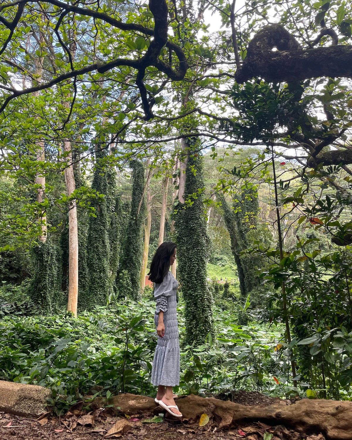 April Ruffle Long Sleeve Mermaid Dress