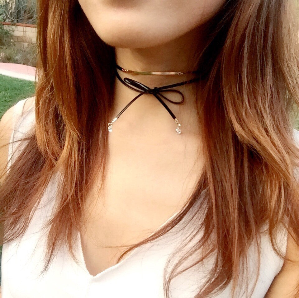 Metal Bar Choker - Angie&Ash