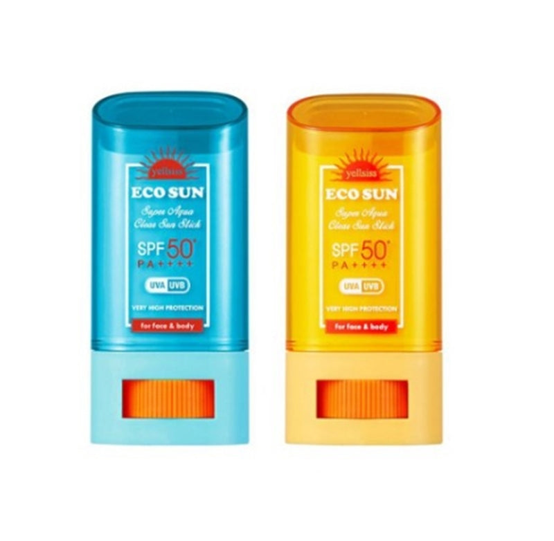 Yellsiss Eco Sun Super Aqua Clear Sunblock Stick SPF50+ / PA++++ - Angie&Ash