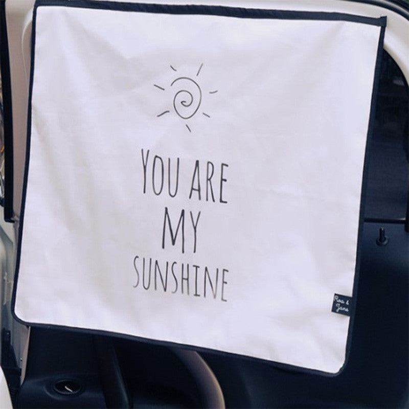 Roa&Jane UV blocking Car Sun Shade_You Are My Sunshine - Angie&Ash