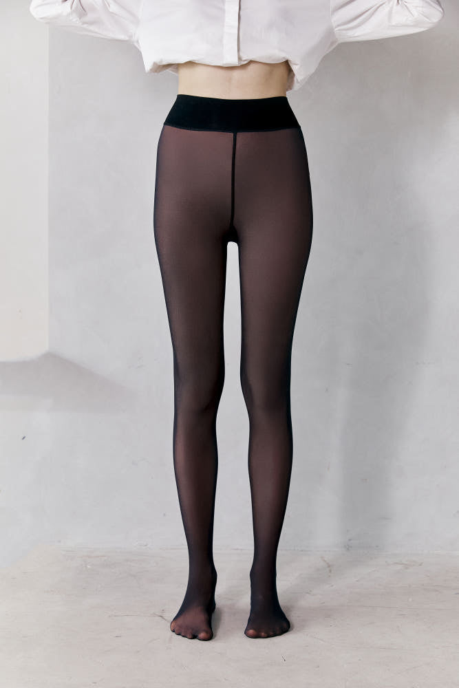 Vivian LineFit See Through Tights Fake Translucent Pantyhose 180D_공구구성