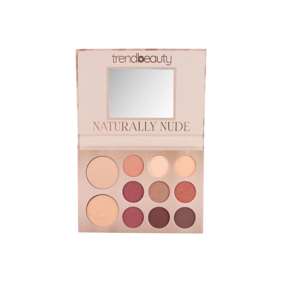 TRENDBEAUTY Naturally Nude Eyeshadow and Highlighter Palette - Angie&Ash