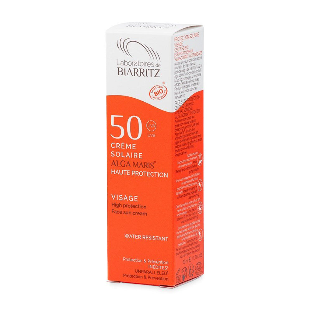 Laboratoires de Biarritz Certified Organic Face Sunscreen SPF50 - Angie&Ash