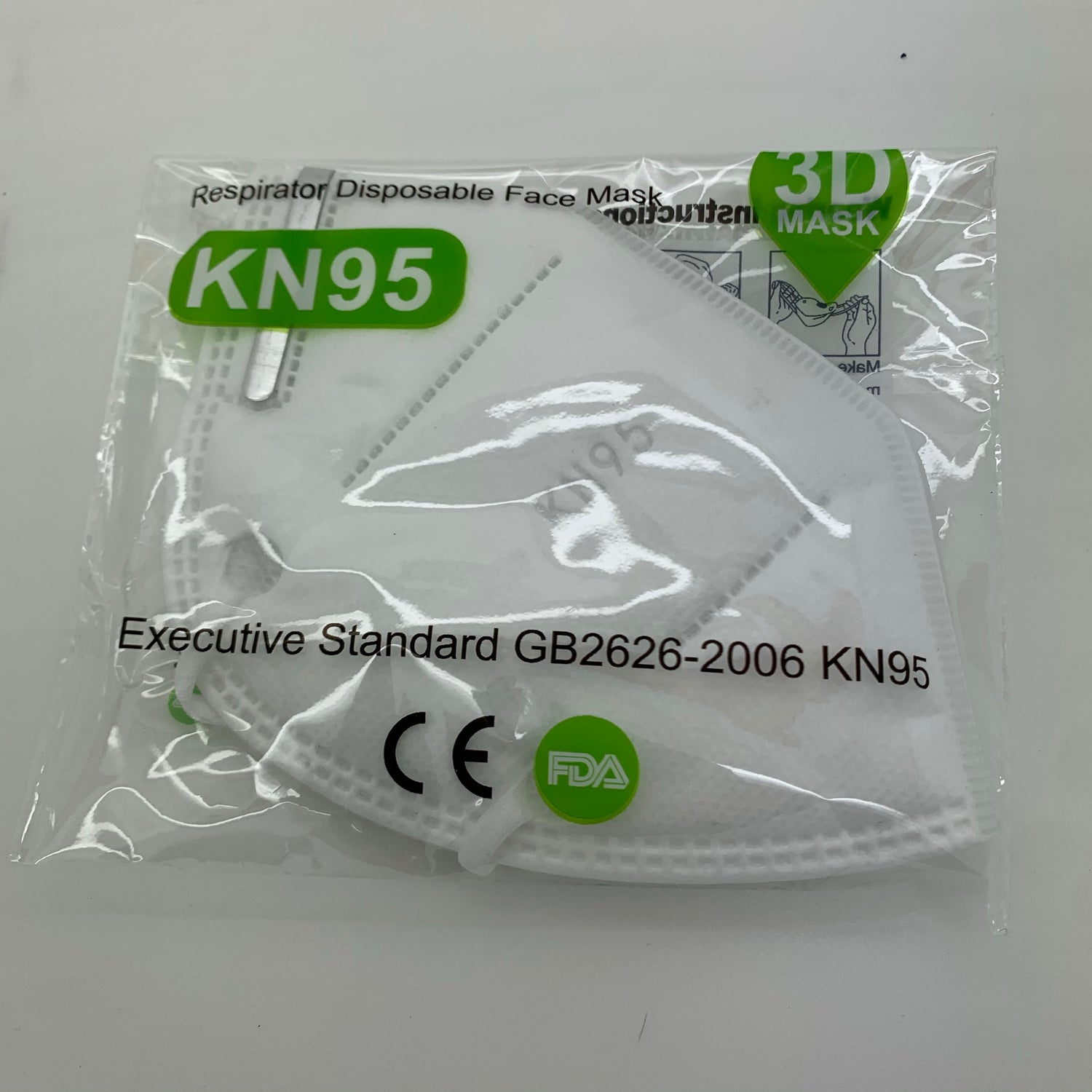3D Protective KN95 Mask