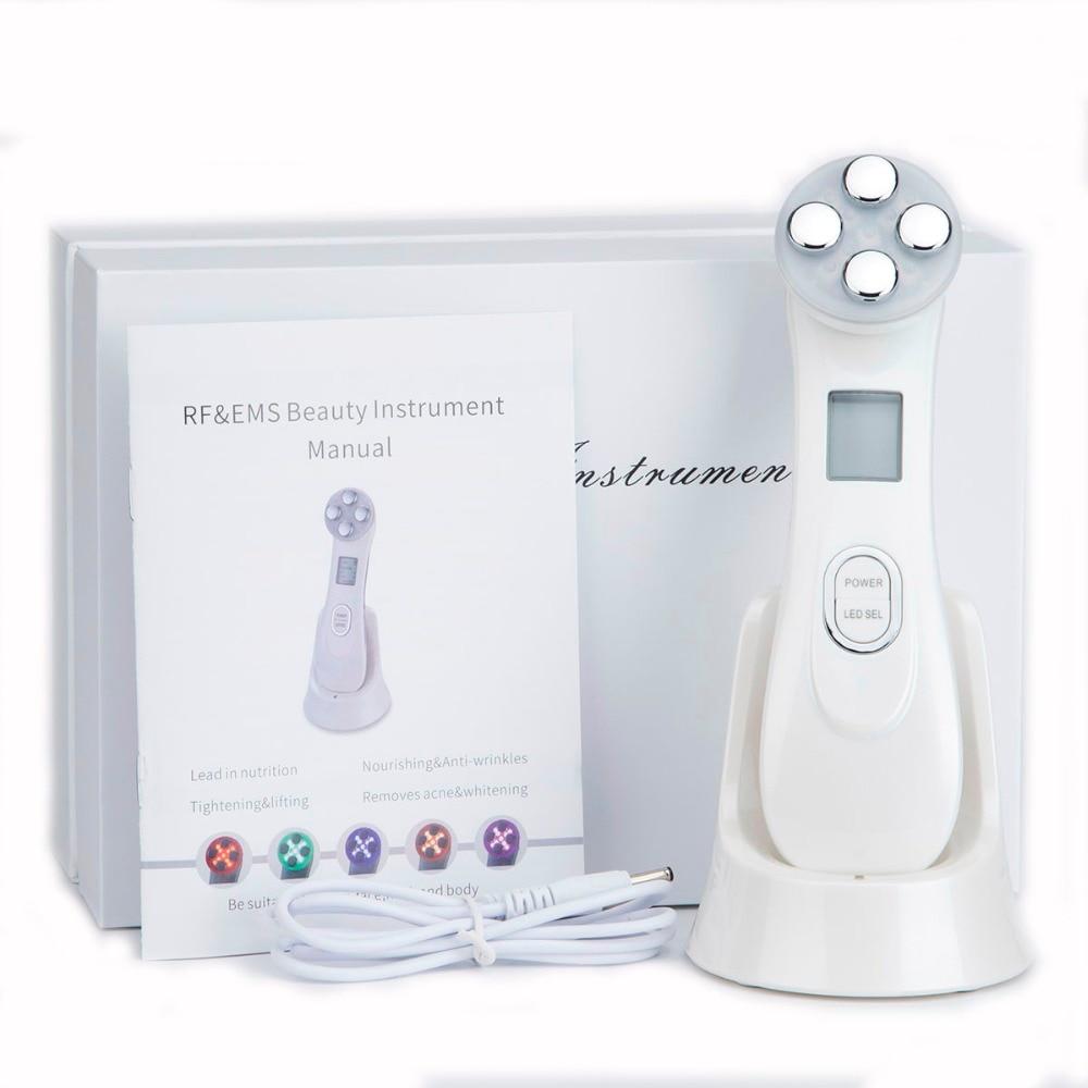 5-In-1 RF&EMS Electroporation LED Light Therapy Device - Angie&Ash