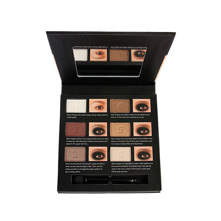 OKALAN Smokey Eyes Eyeshadow Palette_Brown