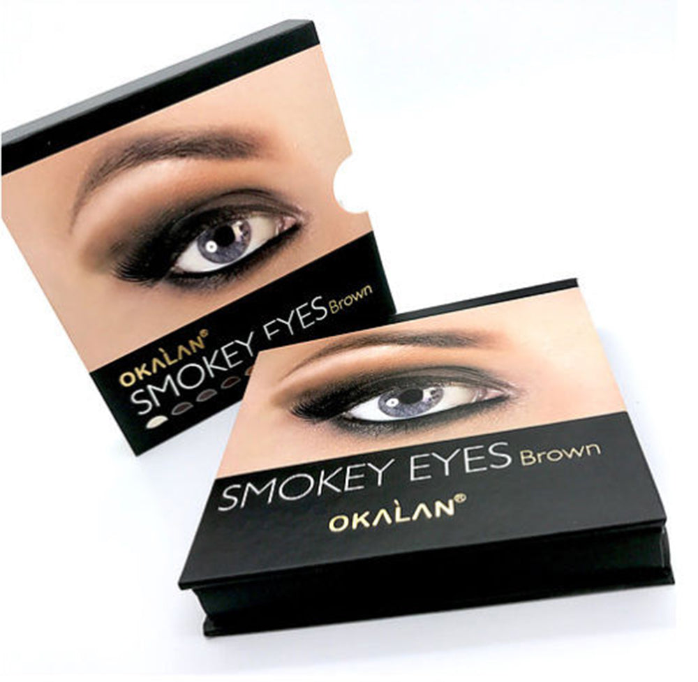 OKALAN Smokey Eyes Eyeshadow Palette_Brown - Angie&Ash