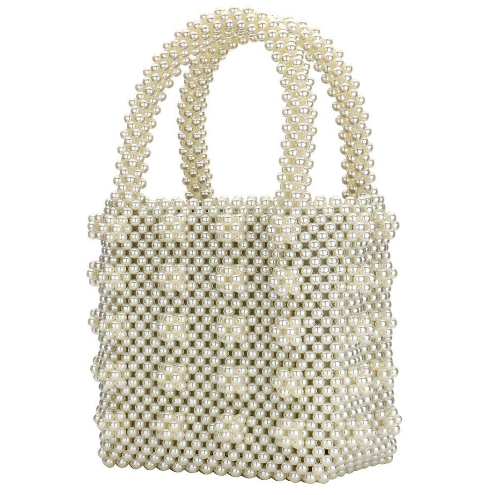 Pearl Beaded Tote Bag - Angie&Ash