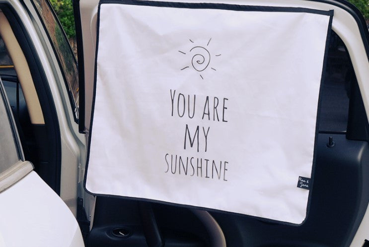 Roa&Jane UV blocking Car Sun Shade_You Are My Sunshine - Angie&Ash